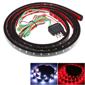 60 inch Truck Tailgate Light Bar Strip, Weatherproof LED Flexible, 5-Function Rear Tail Lights Lamp